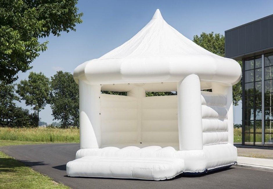 Giant inflatable Party wedding bouncer tent outdoor wedding marquee party bounce house white inflatable bouncy castle for sale