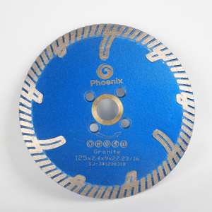 Raizi 125 mm/150 mm T Type Small Turbo Dry Diamond Saw Blade for Granite, Quartz Cutting Disc