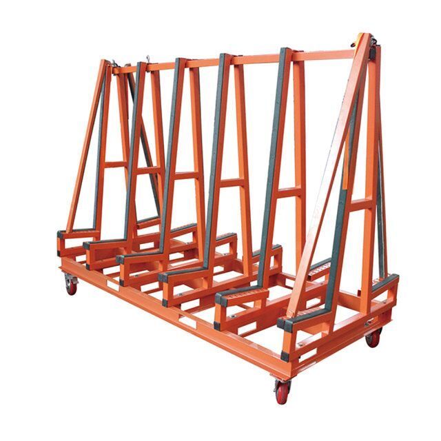 Multiple Purpose Heavy Duty Granite Marble Slab Storage Rack Display Transport Rack Trolley A Frame Rack