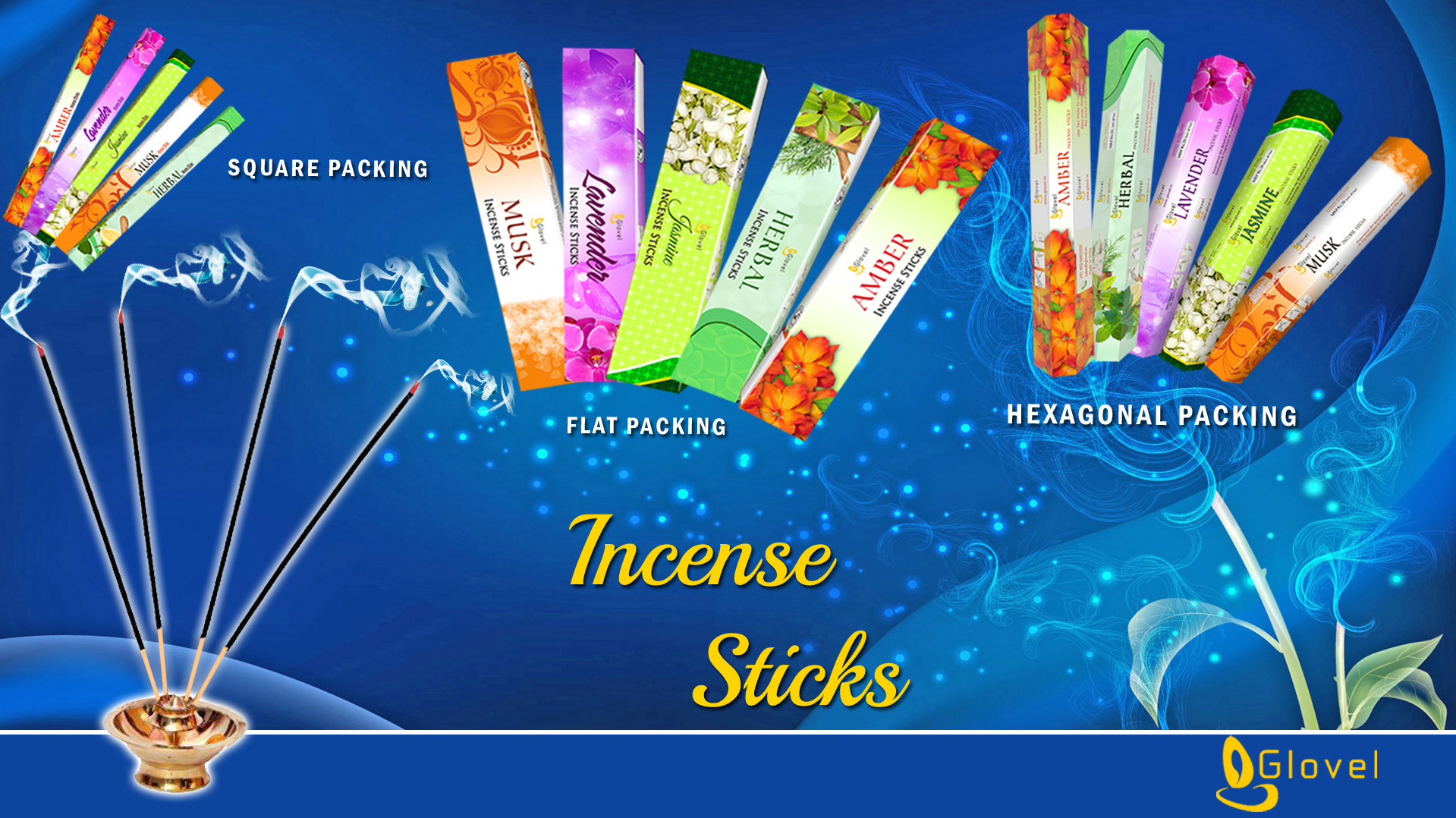 9 inch raw incense sticks high quality popular fragrance with Good Home Agarbatti in bulk packing