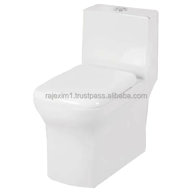 Premium Quality One-Piece Toilet  with an elongated bowl dual flush system for water conservation. available at affordable price