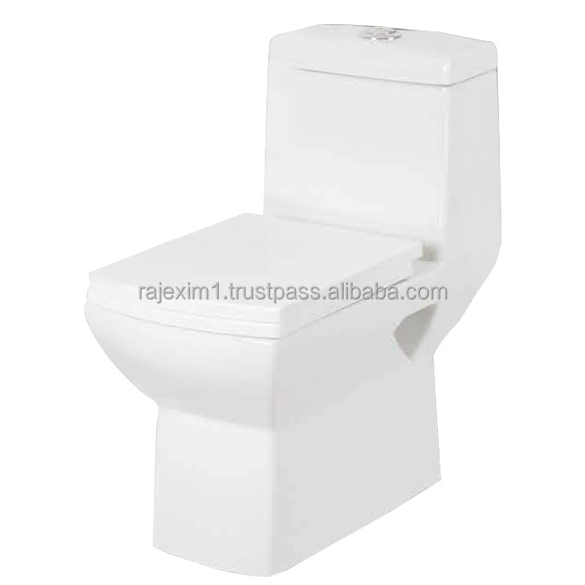 Premium Quality One-Piece Toilet  with an elongated bowl dual flush system for water conservation. available at affordable price