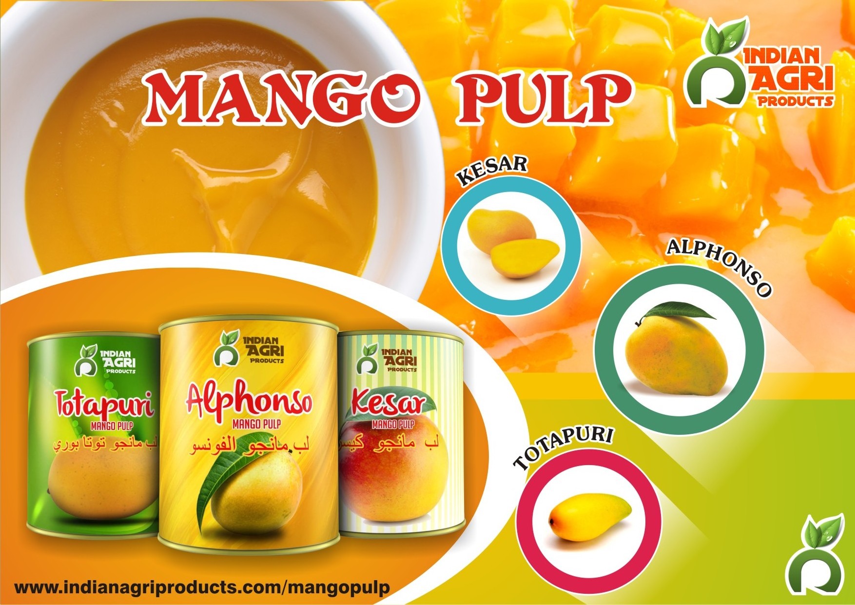 Premium quality totapuri mango pulp  mainly for fruit and vegetable juice soft drink beverages carton packing