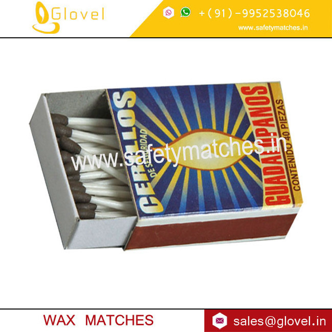 High Quality fosforos Wax safety Matches in Bulk Safety Match Sticks in a good packed and good quality best price wholesale