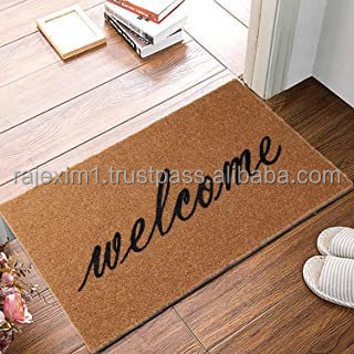 Rubber backed non brush 45 * 75 cm mats anti slip anti bacterial corrosion resistant waterproof  for home textiles