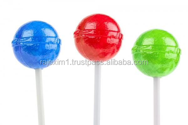 10 gm Assorted fruit mix flavour lollipop candy without gum which are of different fruity colours