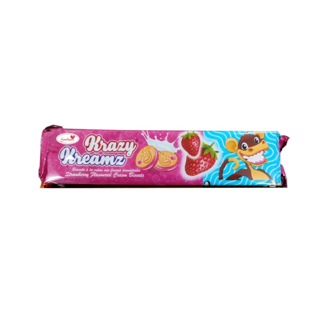 Magical  creamy biscuit delights  with sweet and strawberry crispy flavor  great design with good  packing