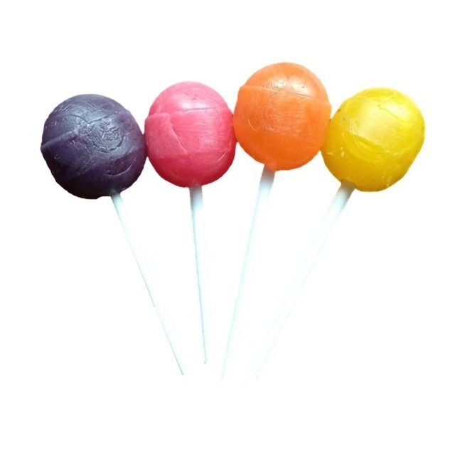 10 gm Assorted fruit mix flavour lollipop candy without gum which are of different fruity colours