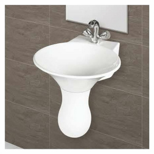 High Quality  Wash Basin with Pedestal comprising a basin or sink mounted on a pedestal for support available