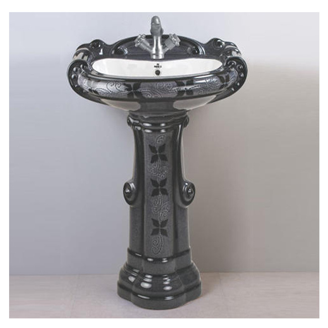 High Grade Wash Basin with Pedestal come in a variety of styles, shapes, and sizes, with  durability and ease of cleaning