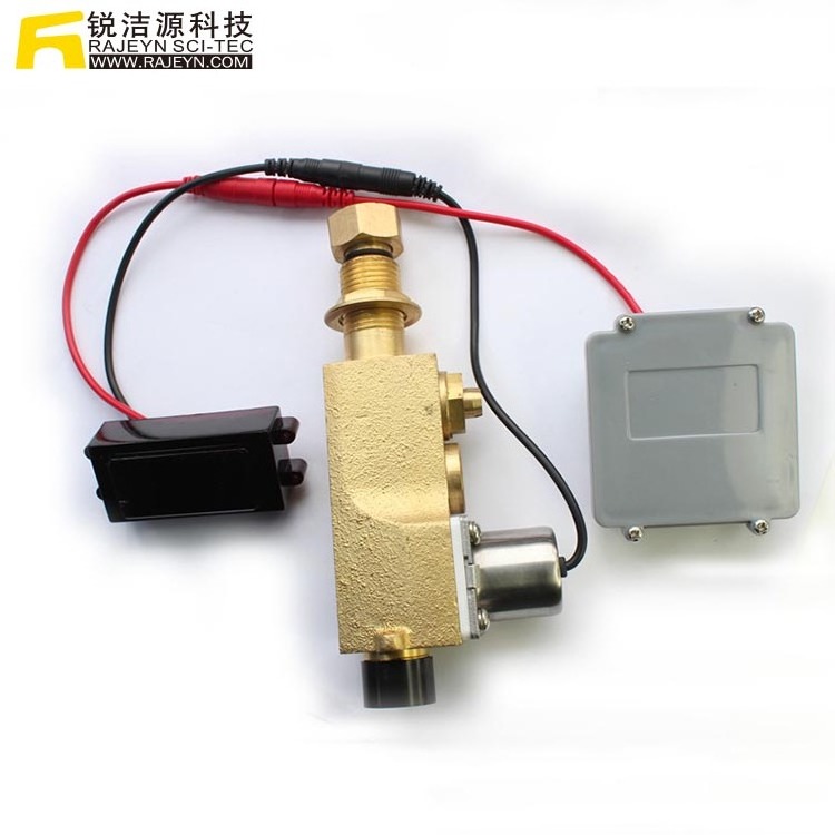 Automatic Touchless Toilet Sensor Flush IR Sensor Kits with IR Sensor Flush Valve Flusher and Battery Case