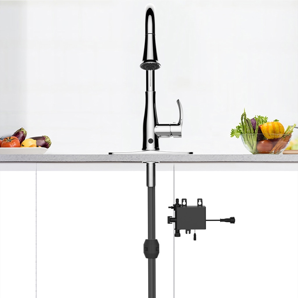 Touchless Infrared Sensor Pull Out Smart Kitchen Faucet