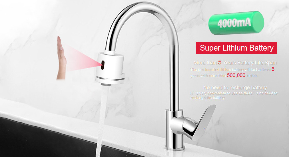 diy touchless motion sensor faucet electronic kitchen sink faucet sensor faucet automatic smart tap