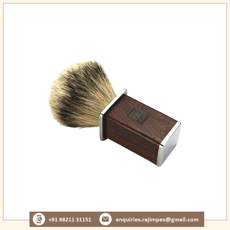 Private Label Hot Selling Barber Natural Wooden Shaving Brush For Men At Best Price