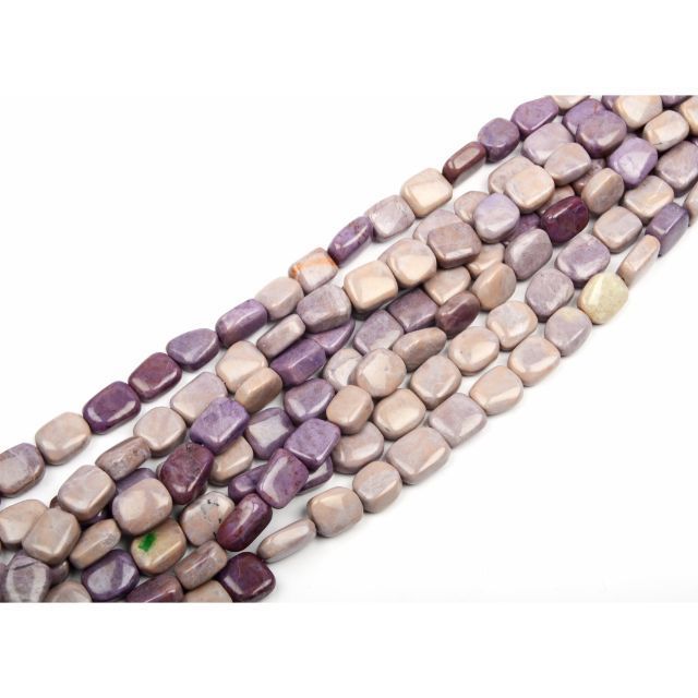 Natural Purple jade Gemstone beads Smooth Tumble  Shape Beads wholesale drill beads For Jewelry making