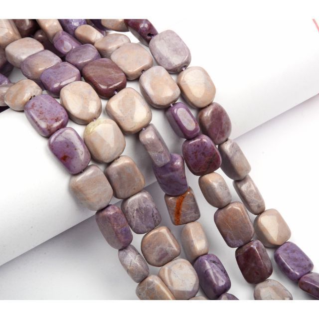 Natural Purple jade Gemstone beads Smooth Tumble  Shape Beads wholesale drill beads For Jewelry making