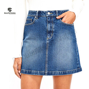 Ladies Mini Skirts New Arrival 2023 | Premium Quality Jeans Casual Pockets  Waist Short Mini Skirt For Women Custom  Logo