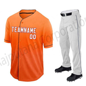 Sportswear Baseball Jersey And Pants \ Wholesale Lightweight Training Exercise Casual Wear Cotton Polyester Baseball Uniform Set