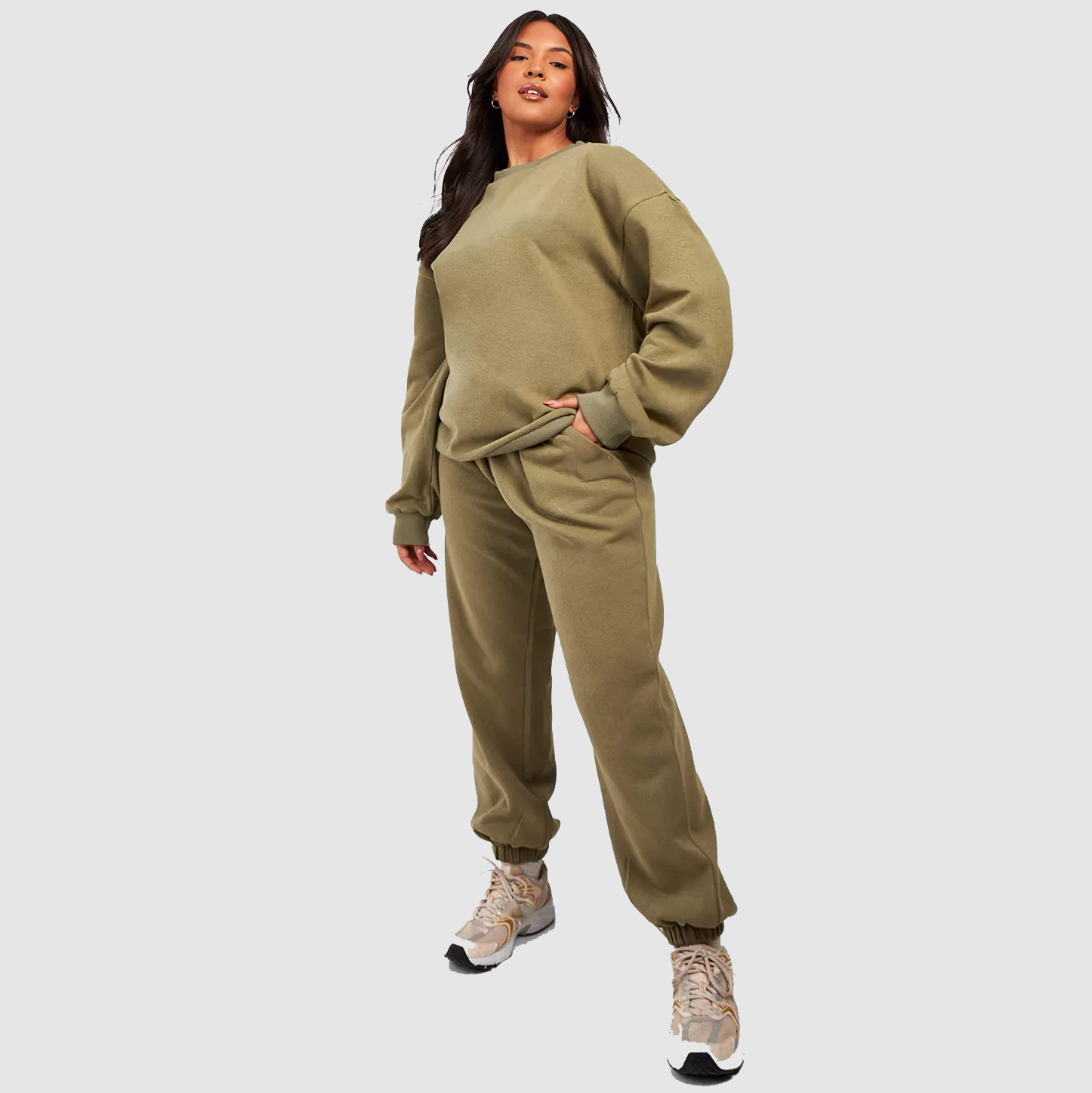 Custom Jogging Casual Wear Unisex Sweatsuit 2 Piece Set \ Tracksuits Sweatpants And Hoodie Jogging Suit Two Piece Sets