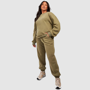 Custom Jogging Casual Wear Unisex Sweatsuit 2 Piece Set \ Tracksuits Sweatpants And Hoodie Jogging Suit Two Piece Sets