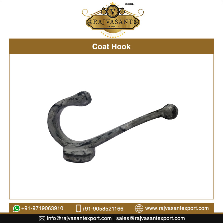 2022 Bulk Selling Vintage Cast Iron Coat Hook / Kitchen Cup Hanger cup hook key hook  at the lowest price direct from factory