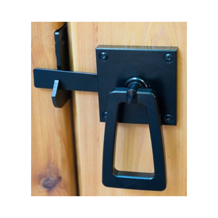 Huge Demand Low Market Price Antique Cast Iron Home Decor Black Powder Coating Heavy Gate Latch