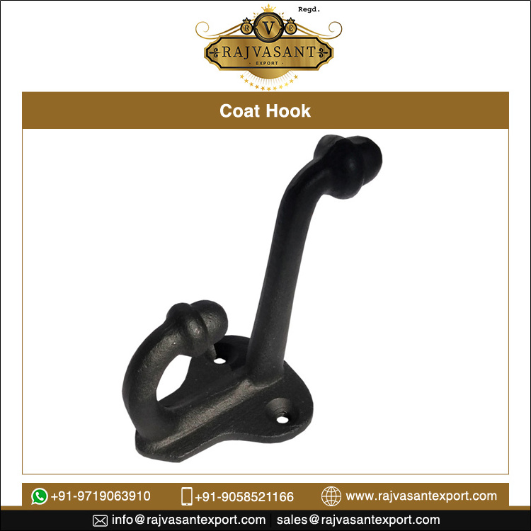 2021 Bulk Selling Industrial Antique Style Cat Iron Coat Hook Hanger from Reliable Supplier in goo price