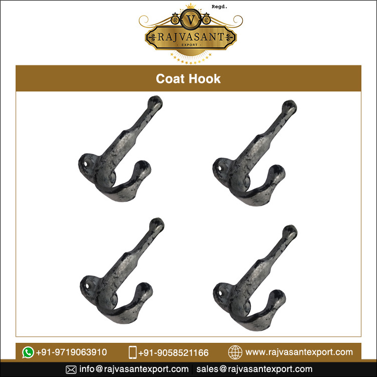 2022 Bulk Selling Vintage Cast Iron Coat Hook / Kitchen Cup Hanger cup hook key hook  at the lowest price direct from factory