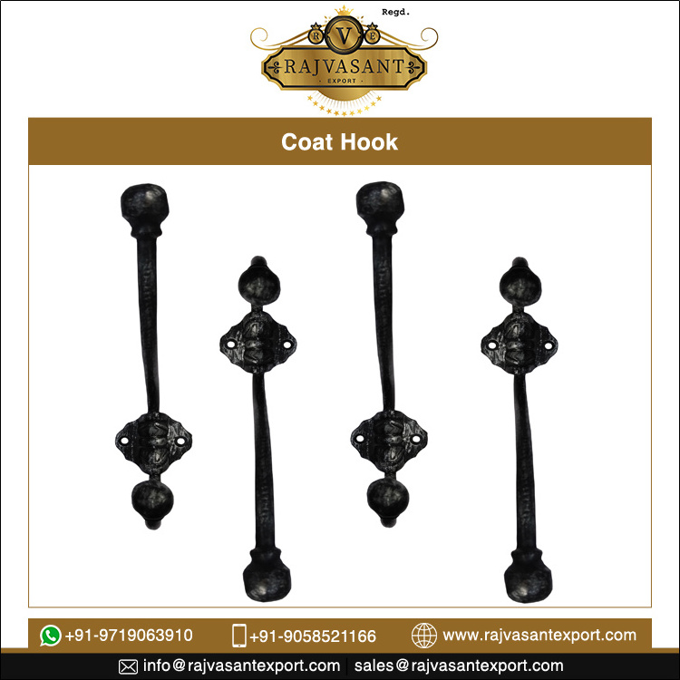 Classic Antique Industrial Style Finish Wall Mounted Double Hat Coat Hook Hanger at the lowest price direct from manufacturers