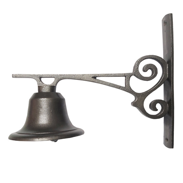 Cast natural Iron Wall Mounted Hanging Bell Trending Design Cast Iron Garden Door Bell With Superior Quality