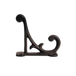 Best Quality Longlasting Material Cast Iron Wall Mounted Black Coat Hook Hanger