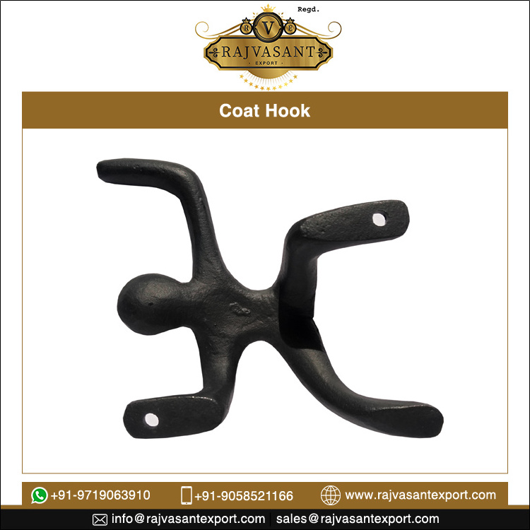 Strong Material Wall Door Hanger Hook Pattern Cast Iron Vintage Design Climbing Man Coat Hook Hooks & Rails Metal Modern Support