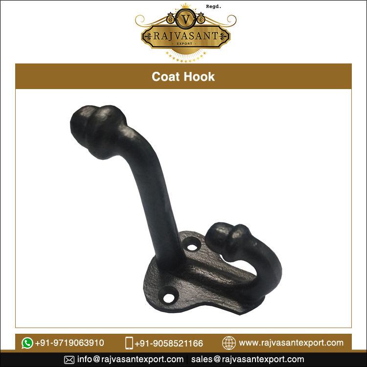 2021 Bulk Selling Industrial Antique Style Cat Iron Coat Hook Hanger from Reliable Supplier in goo price