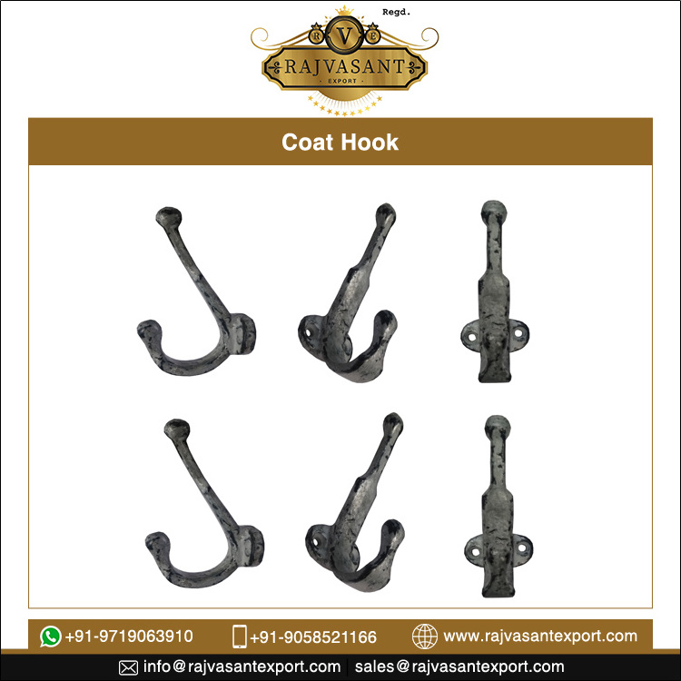 2022 Bulk Selling Vintage Cast Iron Coat Hook / Kitchen Cup Hanger cup hook key hook  at the lowest price direct from factory