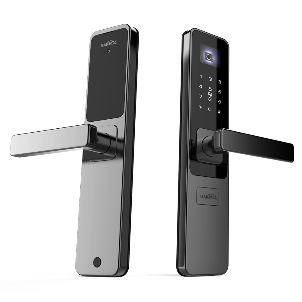 Smart Lock Front Door Digital Code Keypad Deadbolt Intelligent Door Locks Class B Anti-theft Lock Cylinder 13.56MHZ Micro USB 5V