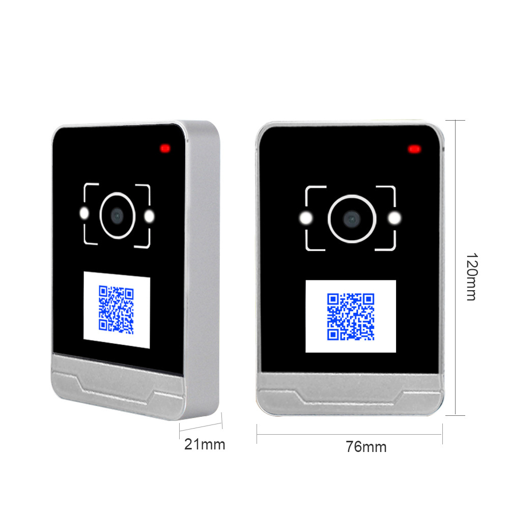 RD009 TCP/HTTP IC ID QR Code Scanner Access Control Reader 4G With Screen QR Wiegand For Turnstile Or Elevator