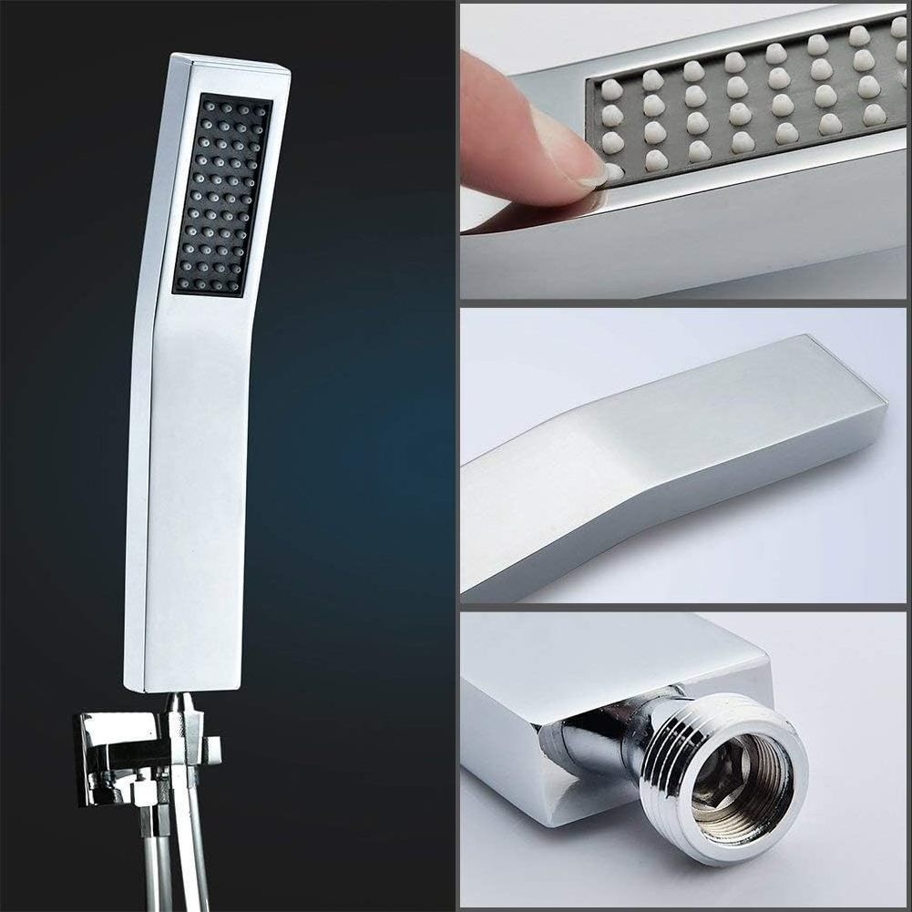 High Quality Chrome Plated Rainfall Type Brass Handheld Shower Head