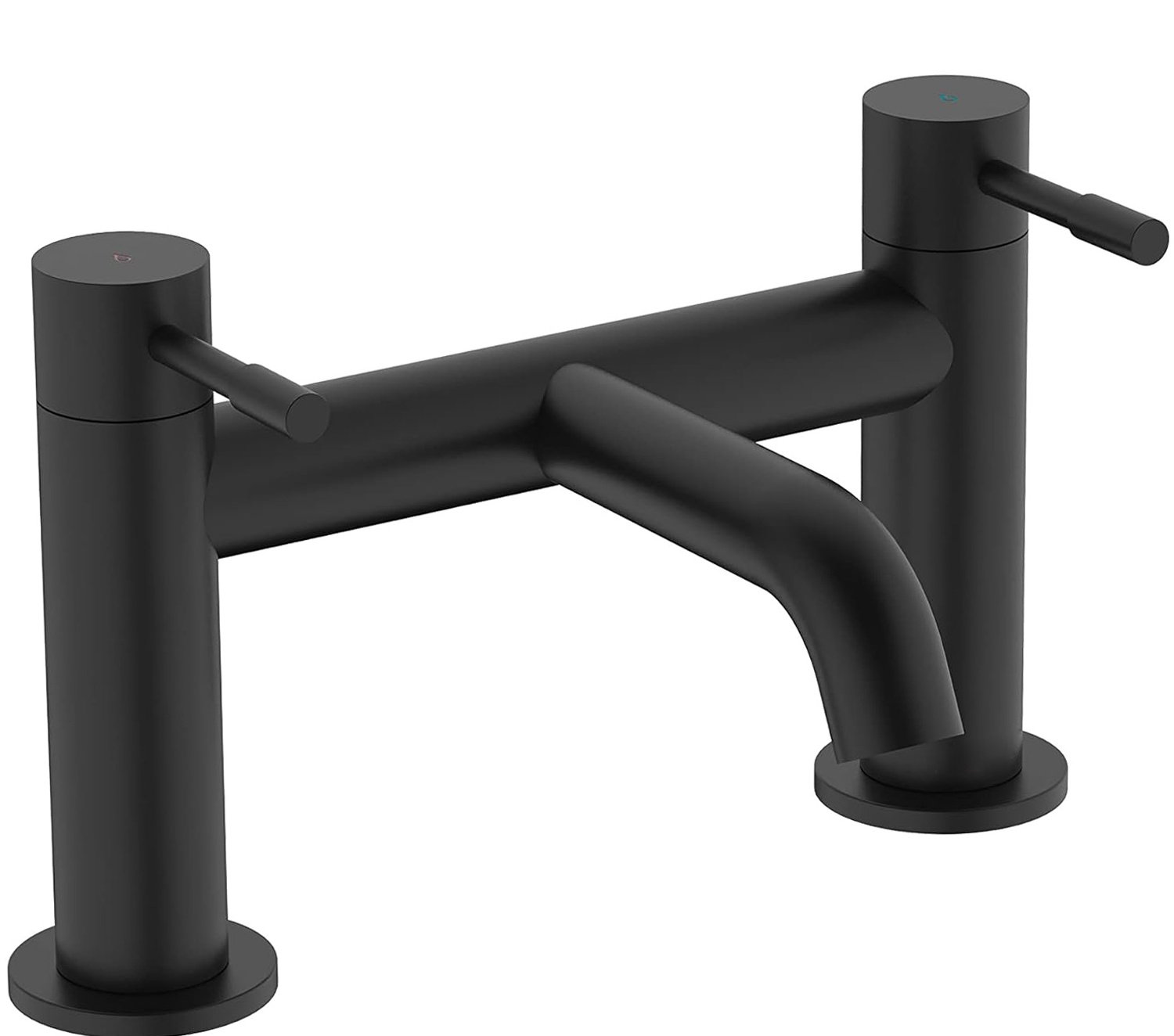 Brass Bath Filler Mixer Tap Bathroom Matt Black Bath Shower Faucet