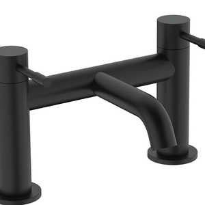 Brass Bath Filler Mixer Tap Bathroom Matt Black Bath Shower Faucet