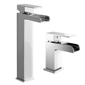 CURNEAL Manufacturer Deck Mounted Designer Taps Single Hole Sink Waterfall Bathroom Basin Faucet