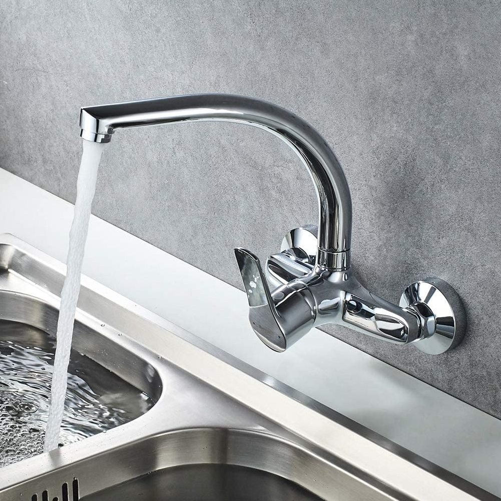 NO. DE2860 Single Handle Wall Mounted Kitchen Sink  Faucet, Kitchen Faucets Mixer