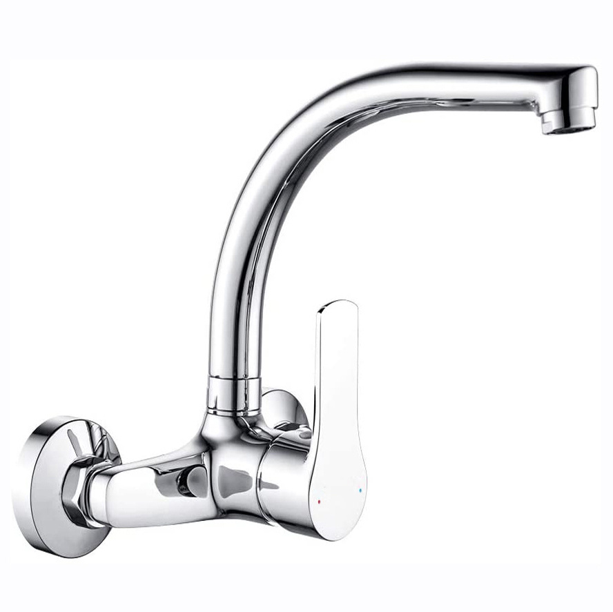 NO. DE2860 Single Handle Wall Mounted Kitchen Sink  Faucet, Kitchen Faucets Mixer