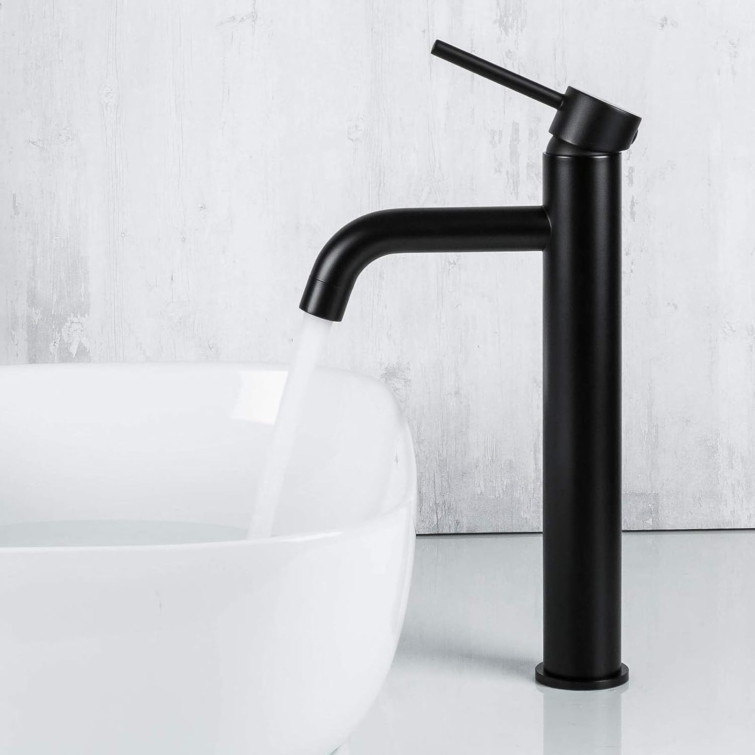 Brass Bath Filler Mixer Tap Bathroom Matt Black Bath Shower Faucet