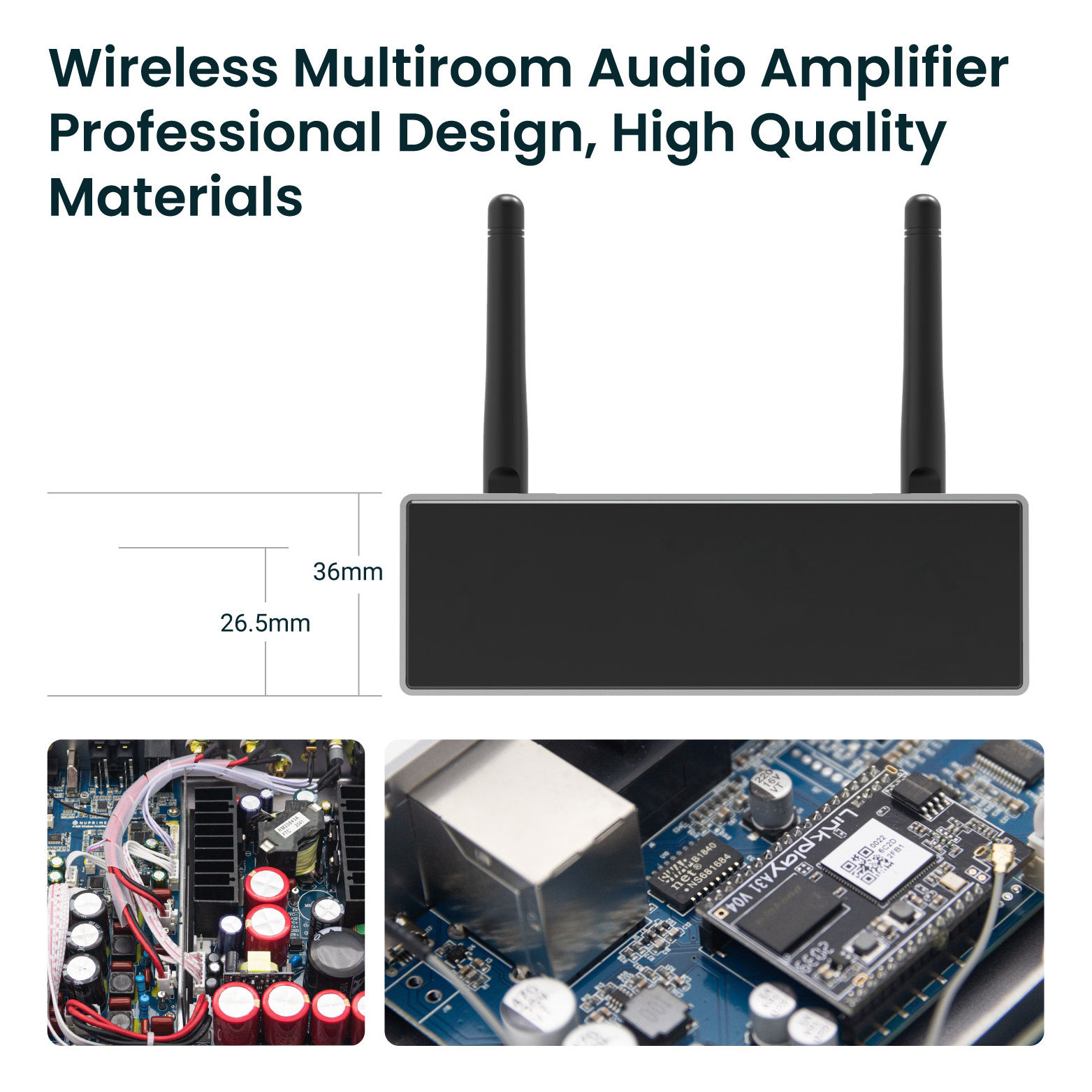 A50+ 50W Wifi audio stereo amplifier music device sound amplification class D amplifier