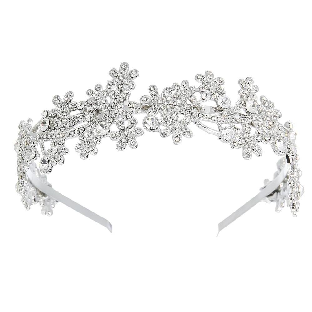 RAKOL HA006 hair jewelry custom made beautiful beauty queen big pageant crowns for sale