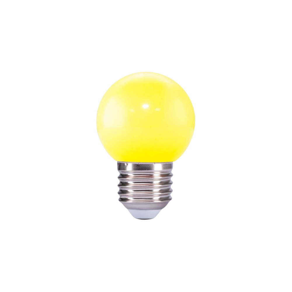 Indoor Lighting Yellow Cover 1W LED Decorative Bulb Light