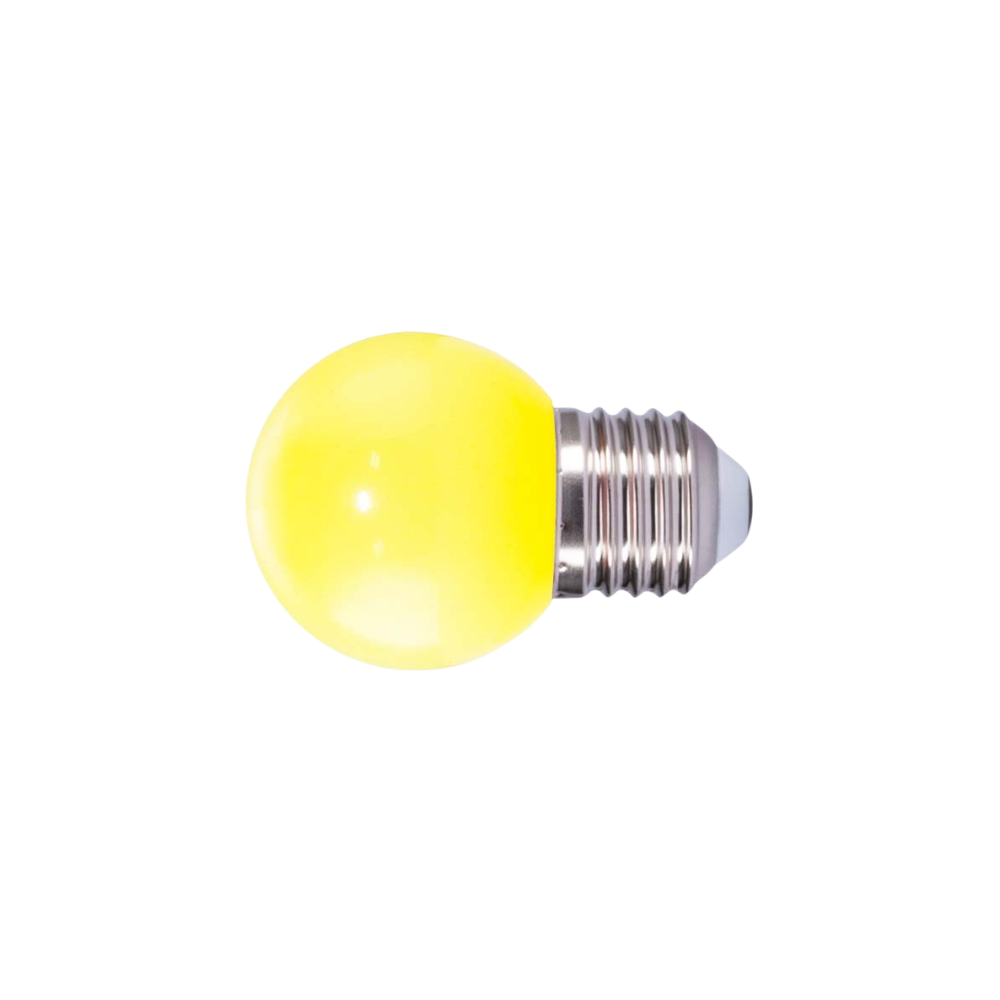 Indoor Lighting Yellow Cover 1W LED Decorative Bulb Light