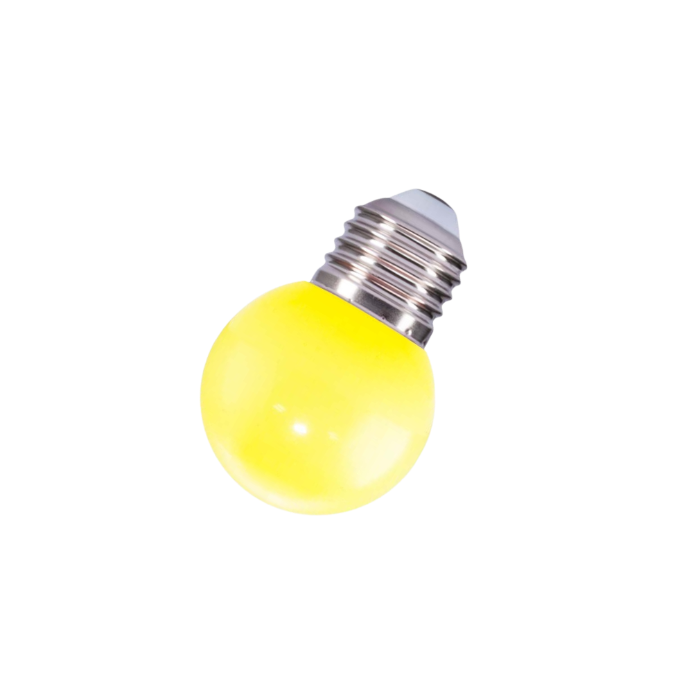 Indoor Lighting Yellow Cover 1W LED Decorative Bulb Light