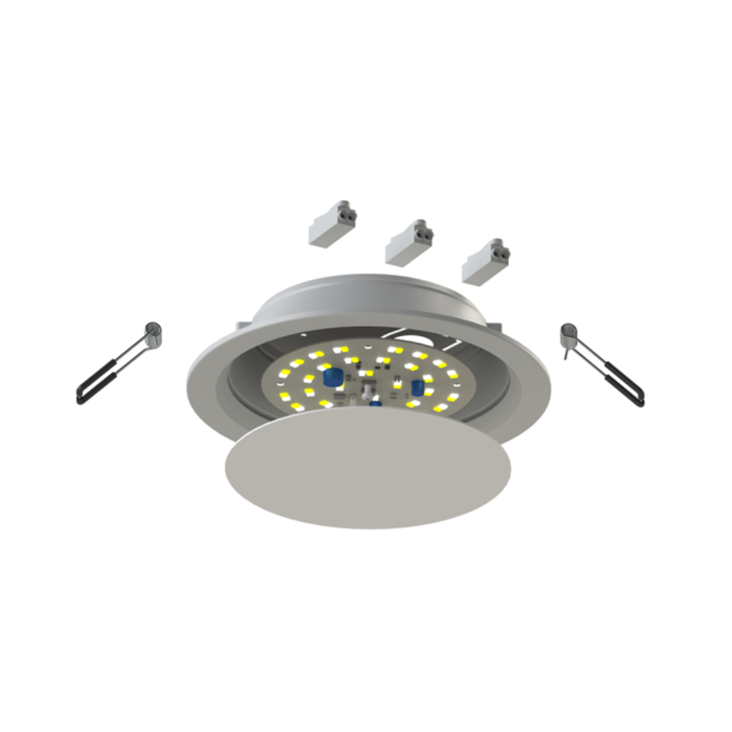 3 CCT Color Changeable AC Direct Aluminum PCB Modern Design DOB LED Recessed Downlight