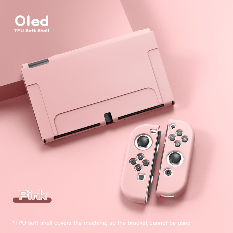 Flosted TPU Soft Protective Cases For Switch Oled Console Case Skin Shell Cover Gamepas Video Games Accessories for Switch OLED